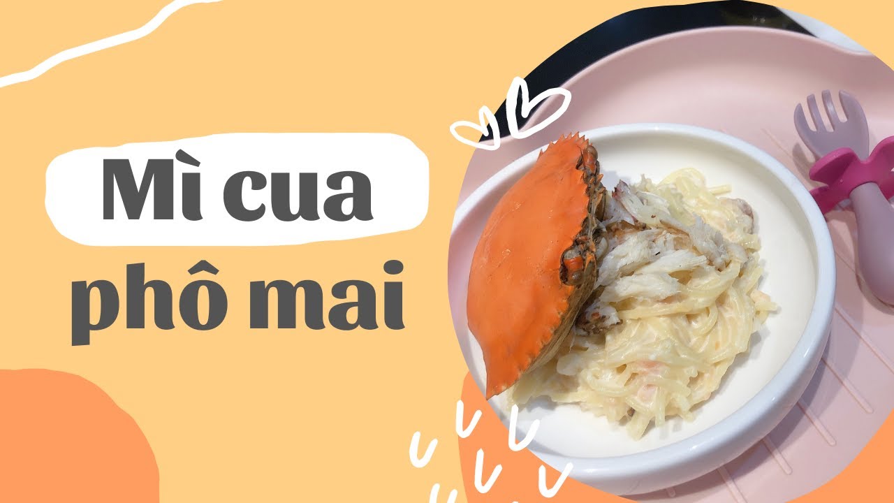 Cách làm Mì Spagheti Cua Phô Mai cho bé ăn dặm #shorts - youtube