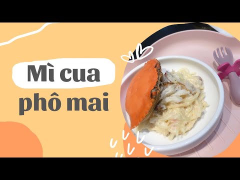 Video Cách làm Mì Spagheti Cua Phô Mai cho bé ăn dặm #shorts - youtube
