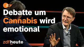 Lauterbach verteidigt seine Cannabis-Pläne | Markus Lanz vom 01. November 2022