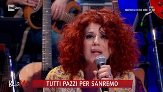 Video thumbnail of "Manuela Villa canta "La notte" - BellaMa' 09/02/2024"