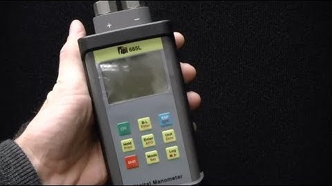 TPI 665 and 665L Differential Manometers: Overview