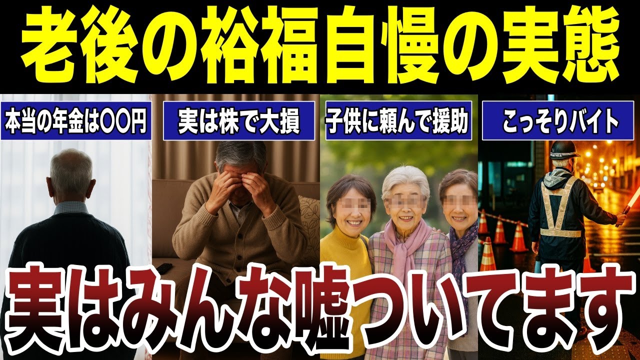 【老後の秘密】定年後の裕福自慢の真実　口コミ25選紹介します　#高齢者  #口コミ