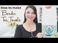 How to make a Border Tea Towel (Beginner Friendly)