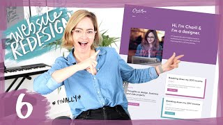Designing a homepage for my personal website! - Episode 6