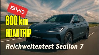 BYD Sealion 7: 800 km Langstreckentest mit nur 1 Ladestopp – Unglaubliches Ergebnis!