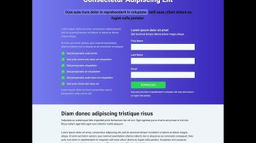 Landing Page Templates, Tailwind CSS
