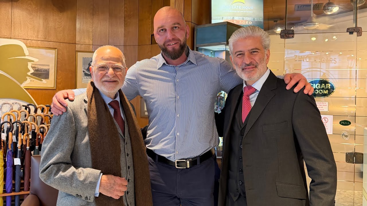 Meeting cigar royalty - Sahakians 