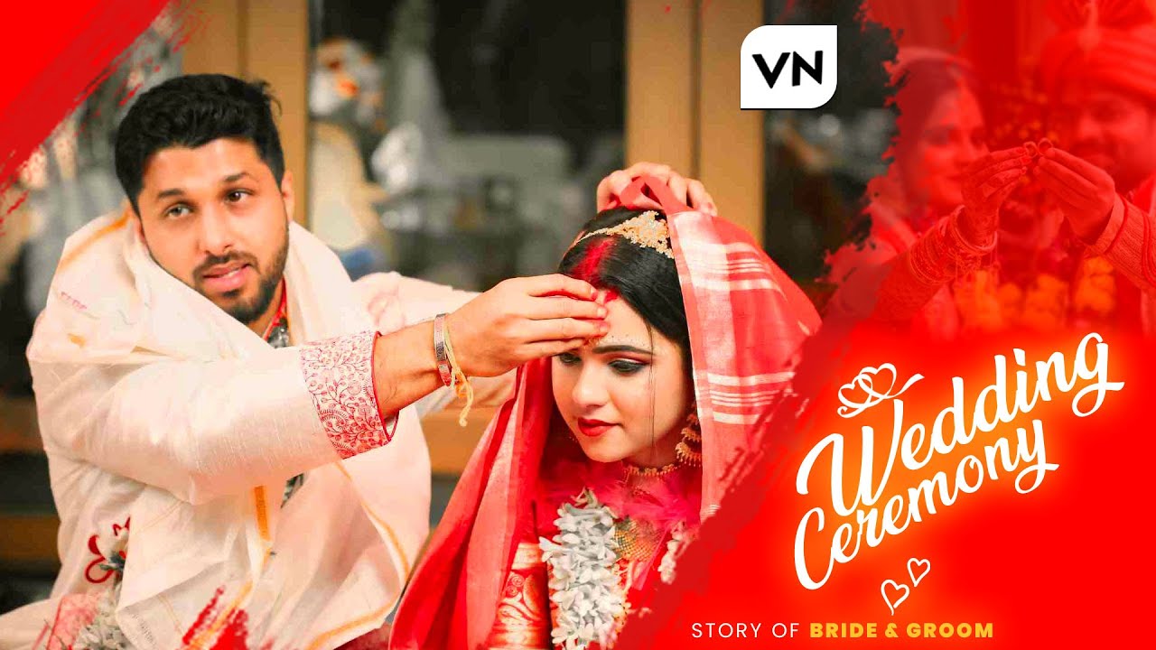 Cinematic Wedding Album Video Editing in VN video editor I Pre wedding