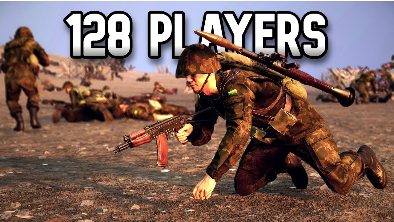 Desembarco MASIVO en PLAYA La Batalla Más ÉPICA de 128 Jugadores en Arma Reforger