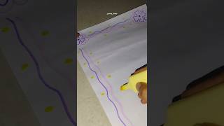 easy page decor 🎀✨ #viral #shorts #youtubeshorts
