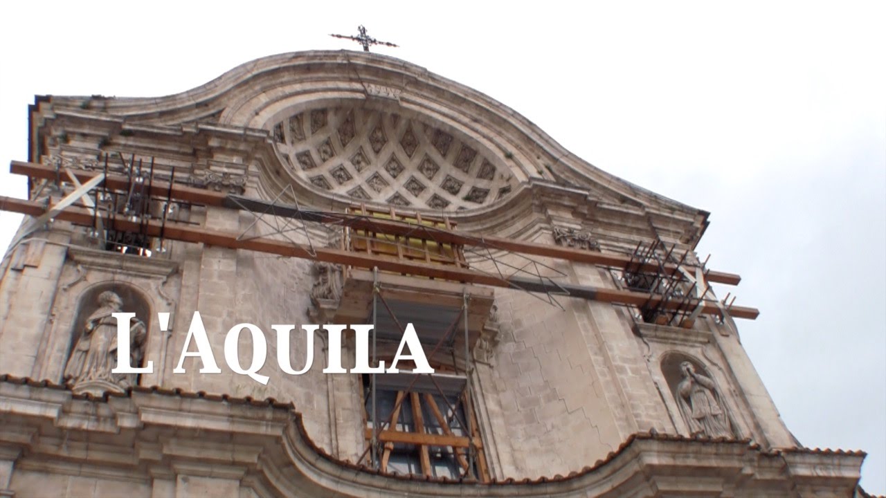 Terremoto L Aquila 2009 Hd L Aquila After Earthquake Basilica Di Collemaggio Abruzzo Italy Youtube