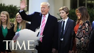 President Trump Participates In The Pardoning Of A Thanksgiving Turkey | TIME