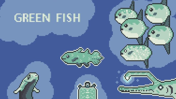 Fish Animation - Pixel Art Game by urutaudevstudios on Newgrounds