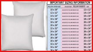 MSD 2 Pack Pillow Insert 24X24 Hypoallergenic Square Form Sham Stuffer Standard White