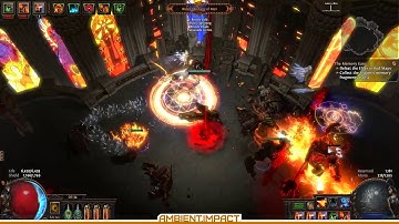 Path of Exile - Defiled Cathedral map boss (tier 12, War for the Atlas)