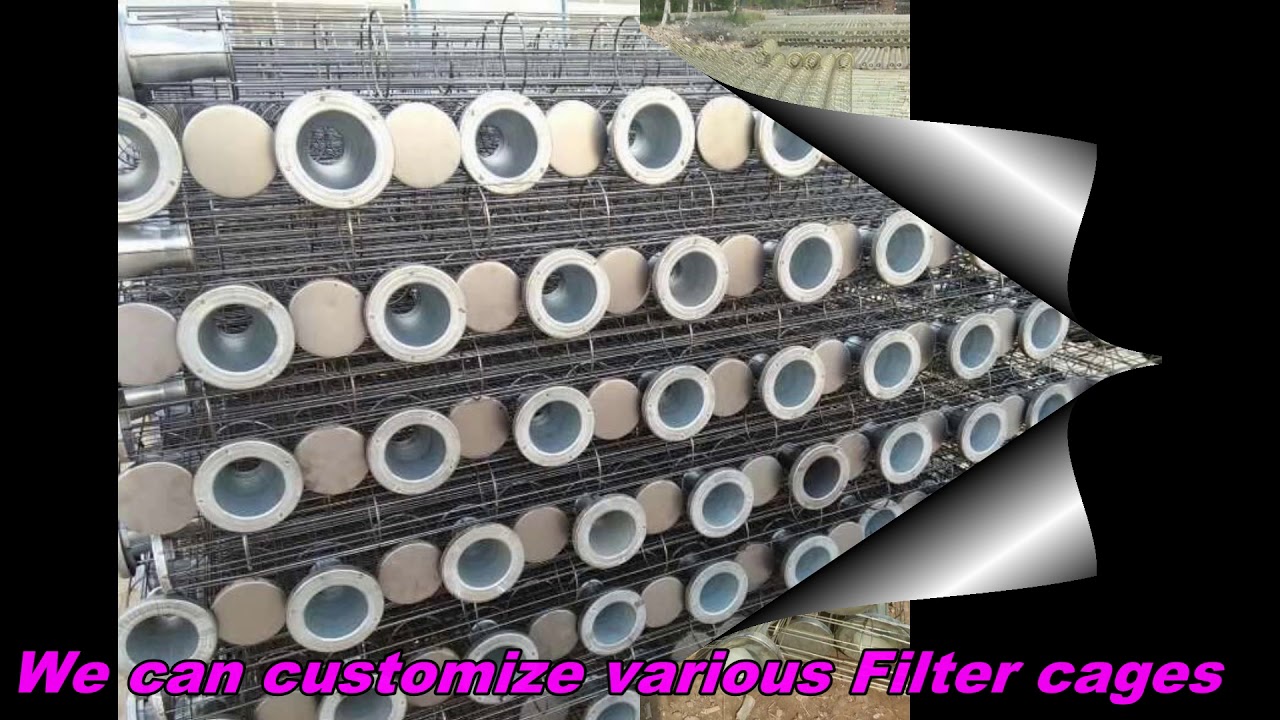 Filter bag cage / filter cage / dust collector filter cage / filter frame / view and supply
