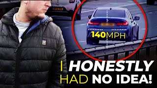 "I wouldn't say it was dangerous." | 140MPH BMW driver claims he DIDN'T KNOW how fast he was going