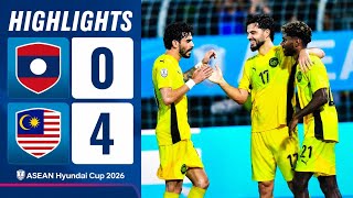 MALAYSIA 4-0 LAOS | AFF HYUNDAI CUP 2026 | YOUTUBE ASEAN LIVE | HIGHLIGHT MALAYSIA VS LAOS