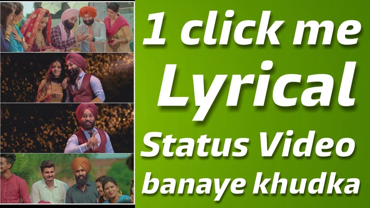 1 Click Me Lyrical WhatsApp Status Video Banaye Khudka | Status App 2019 Hindi.