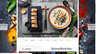 Neptune - Theme for Food Recipe Bloggers and Chefs      Clark Colten screenshot 1