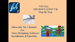 How to install microstation V8i SELECT series 3 || install microstation V8i  crak