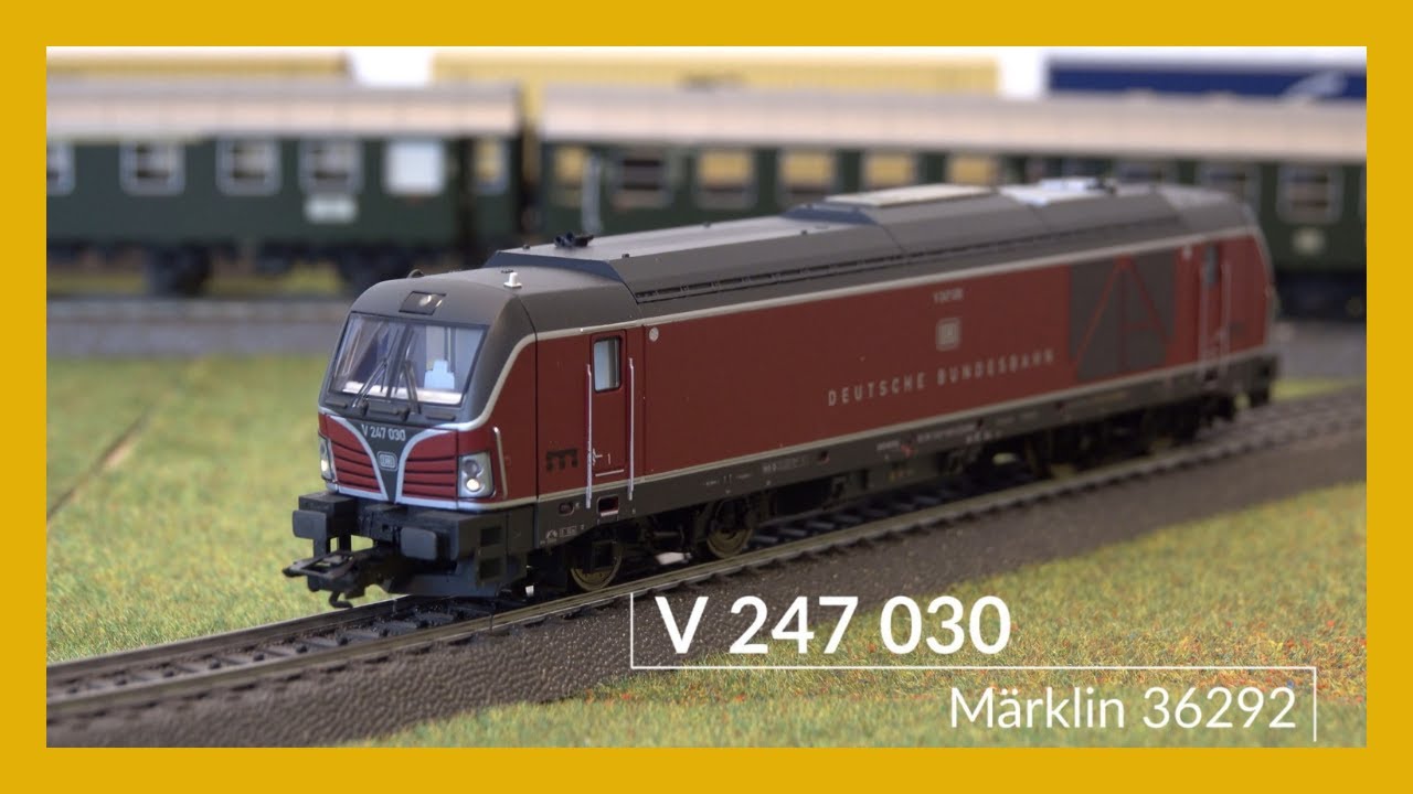 [4K UHD] Märklin 36292 - V247 030 MHI Vectron DE - SOUND