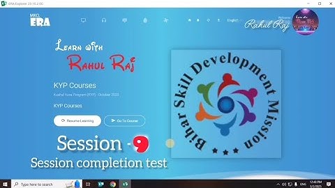 Session 9 ,session completion test, #kyp #mkcl #bsdm