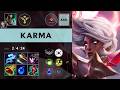 (AL Kael) Karma Support vs Seraphine - KR Challenger Patch 26.11