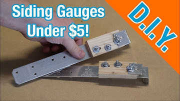 Build Your Own Siding Gauges For Less Than $5: How To Build A Shed ep 16
