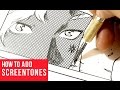 How To Add Manga Screentones Traditionally