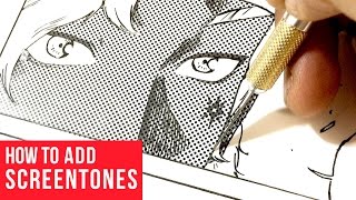 How To Add Manga Screentones Traditionally