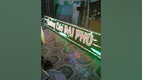 Bảng Hiệu Led Matrix P10 3 Màu Chạy Chương Trình Nha Khoa