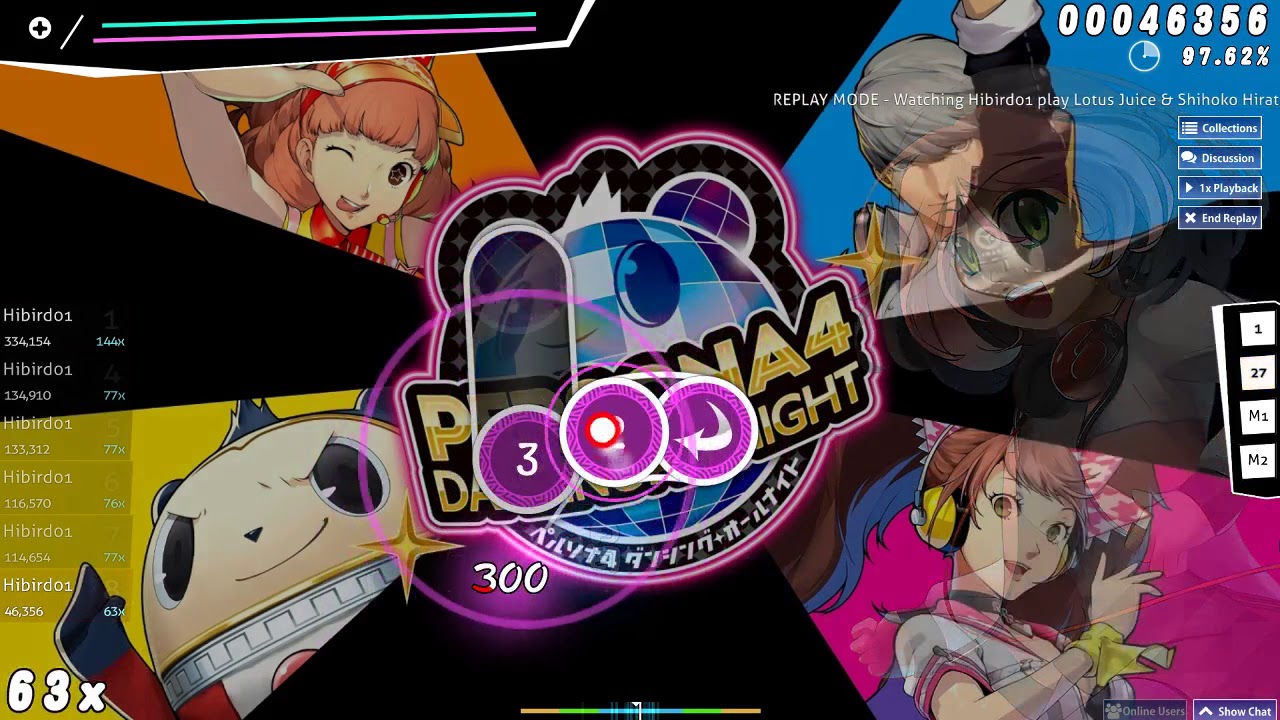 Карта осу танцы