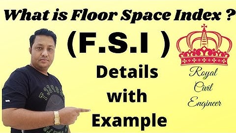 Floor Space Index (FSI) formula  #fsi #area
