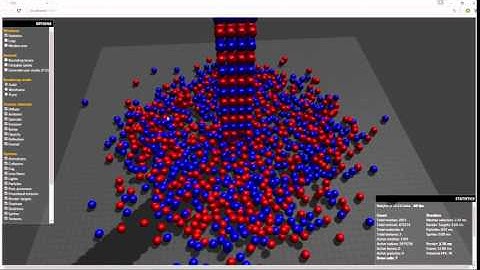 Physic balls via  emscripten