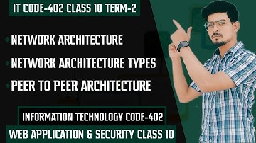 Network Architecture | Peer to Peer Network | Web Apps & Security Lec-6 @kidocoder #class10it #ask