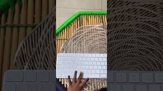 My Secret to Learning Fast Typing✨ Tiny Fingers vs. Big Keyboard! ⌨️🔥 #Short #Learning #Typing