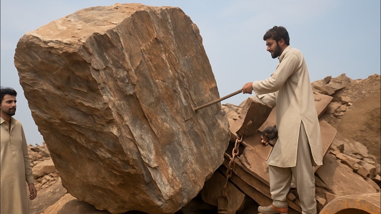 ''Extreme Rock Crush Test – Crushing Anything Under Giant Stones!