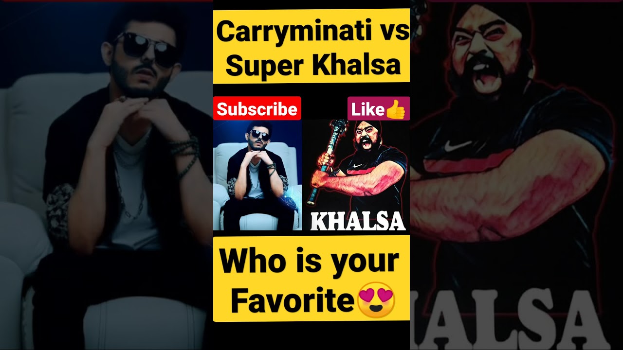 Carryminati vs super khalsa | 