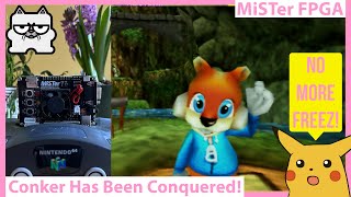 MiSTer FPGA N64 Core Updates! Conker Freezing Fixed with a Patch