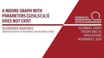 Alexander Makhnev, A Moore graph with parameters, 3-AGT-2020