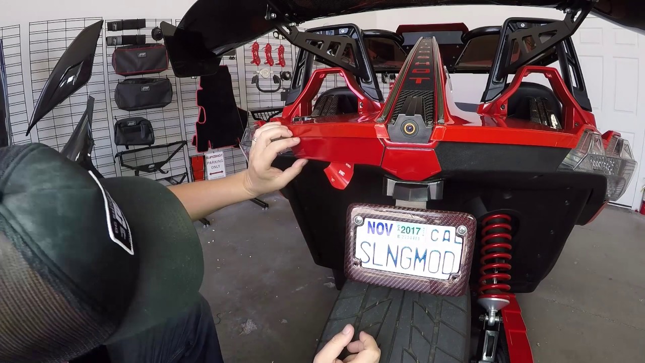 Tufskinz Rear Garnish Kit Install on the Polaris Slingshot