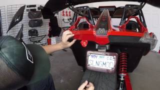 Tufskinz Rear Garnish Kit Install on the Polaris Slingshot