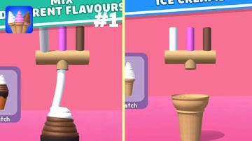 lce Cream Inc - New Release - Hyper Hybrid Casual - Gameplay Walkthrough (iOS & Android)