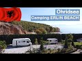 Albanien im Herbst: Ohridsee /Camping Erlin Beach