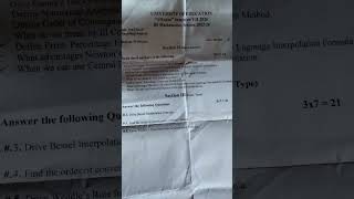 Numerical Analysis Paper Leak? 😱 | BS Maths 2026 🎯