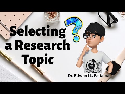 selecting the research topic ppt