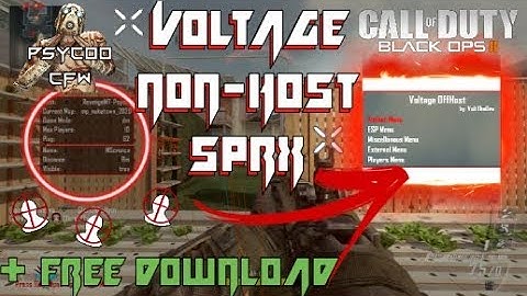 🔵[Bo2/sprx] Voltage *NEW* Non-Host Mod Menu (Spin, Autowall, More) + Free Download