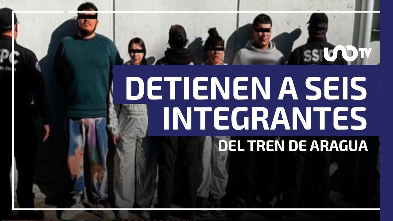 Detienen a seis integrantes del Tren de Aragua en CDMX - YouTube