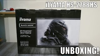 LIYAMA G-MASTER GE2788HS-B1 UNBOXING